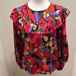 CROSBY by Mollie Burch Multicolor Floral Blouse